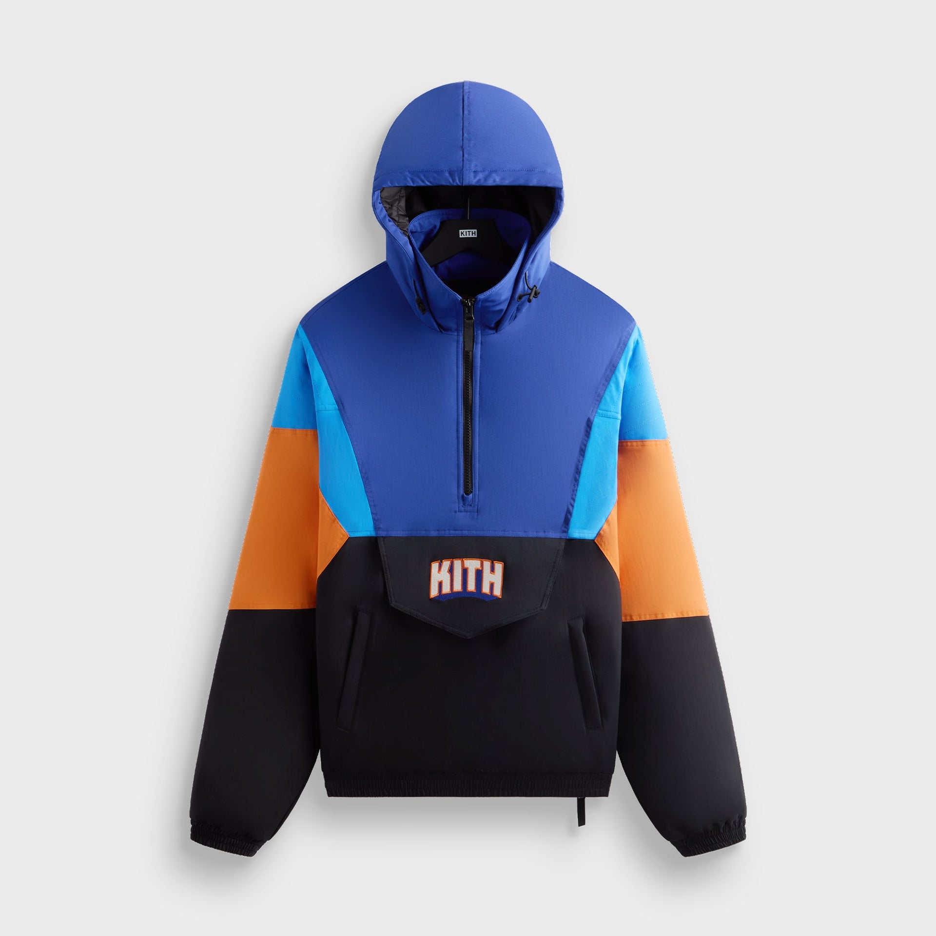 Kith for the New York Knicks Wings Quarter Zip Anorak - Black