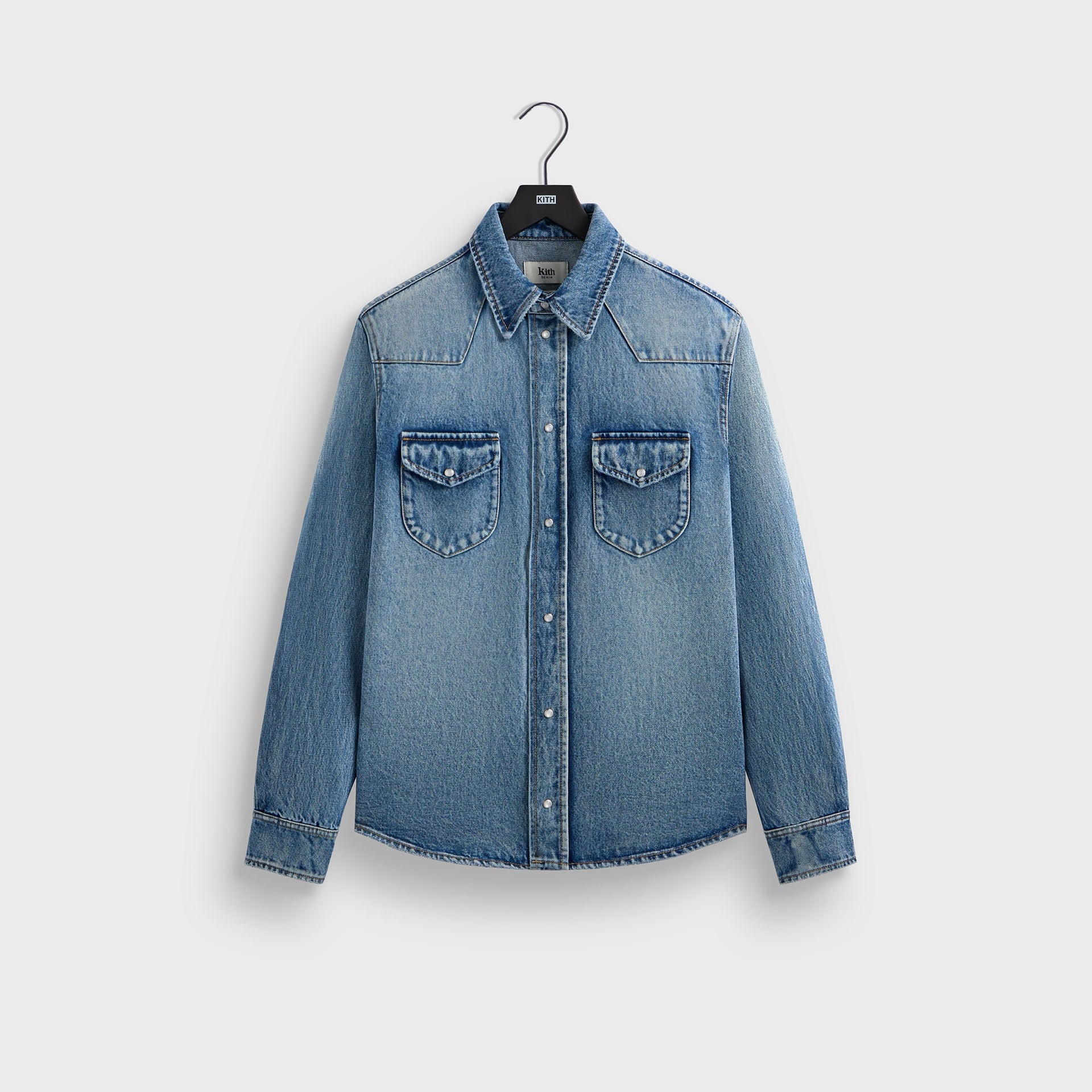 Kith Webster Denim Shirt - Medium Indigo
