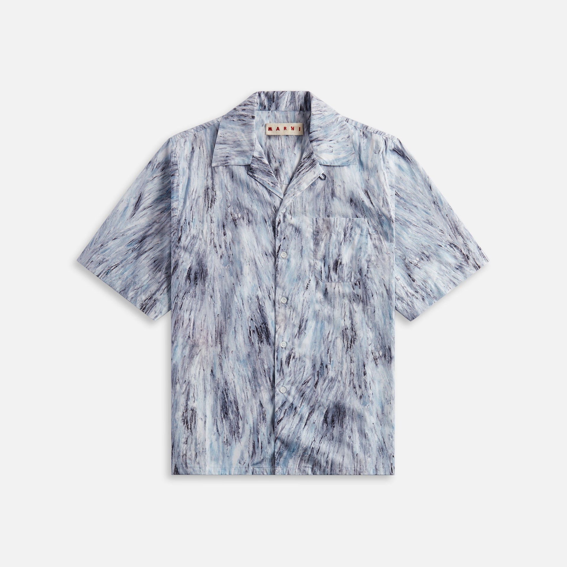 Marni Fuzzy Crayon Organic Poplin Shirt - Frost