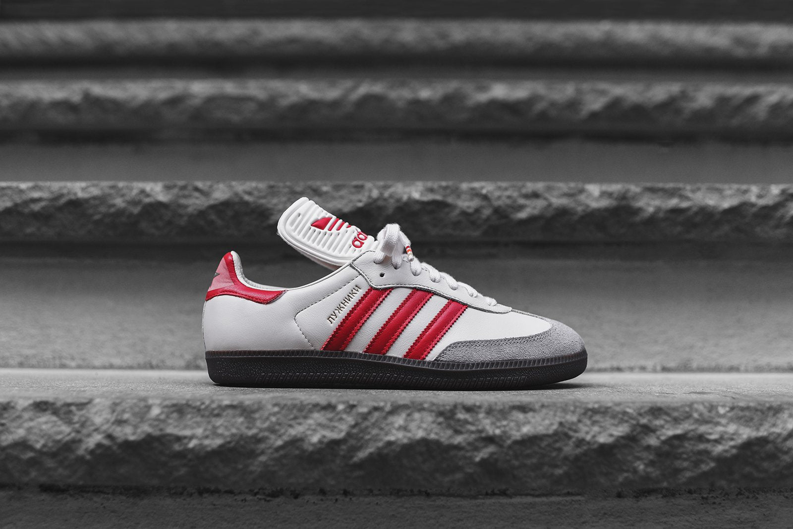 adidas Originals Samba OG - Ivory / Crimson