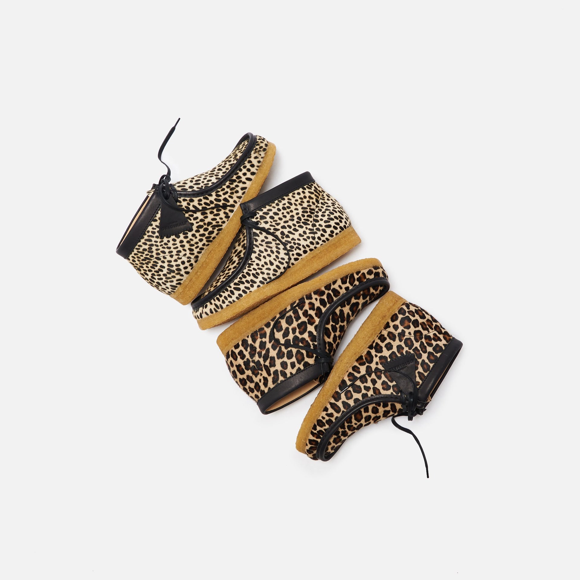 Clarks Wallabee Boot Cheetah & Leopard Print Pack