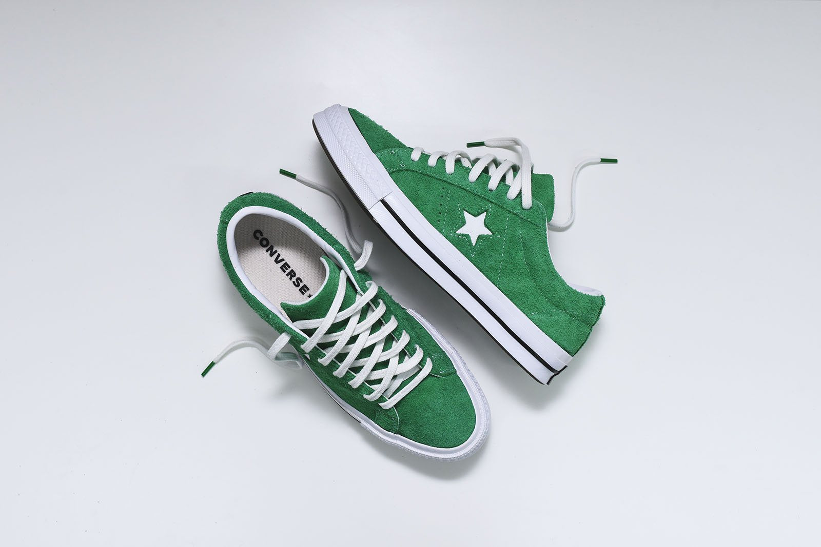 Converse One Star Ox - Green / White / Black