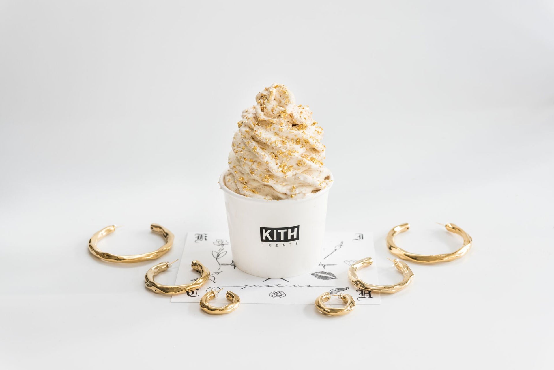 Kith Treats x Pamela Love<br>24 Karat Gold Ice Cream Swirl