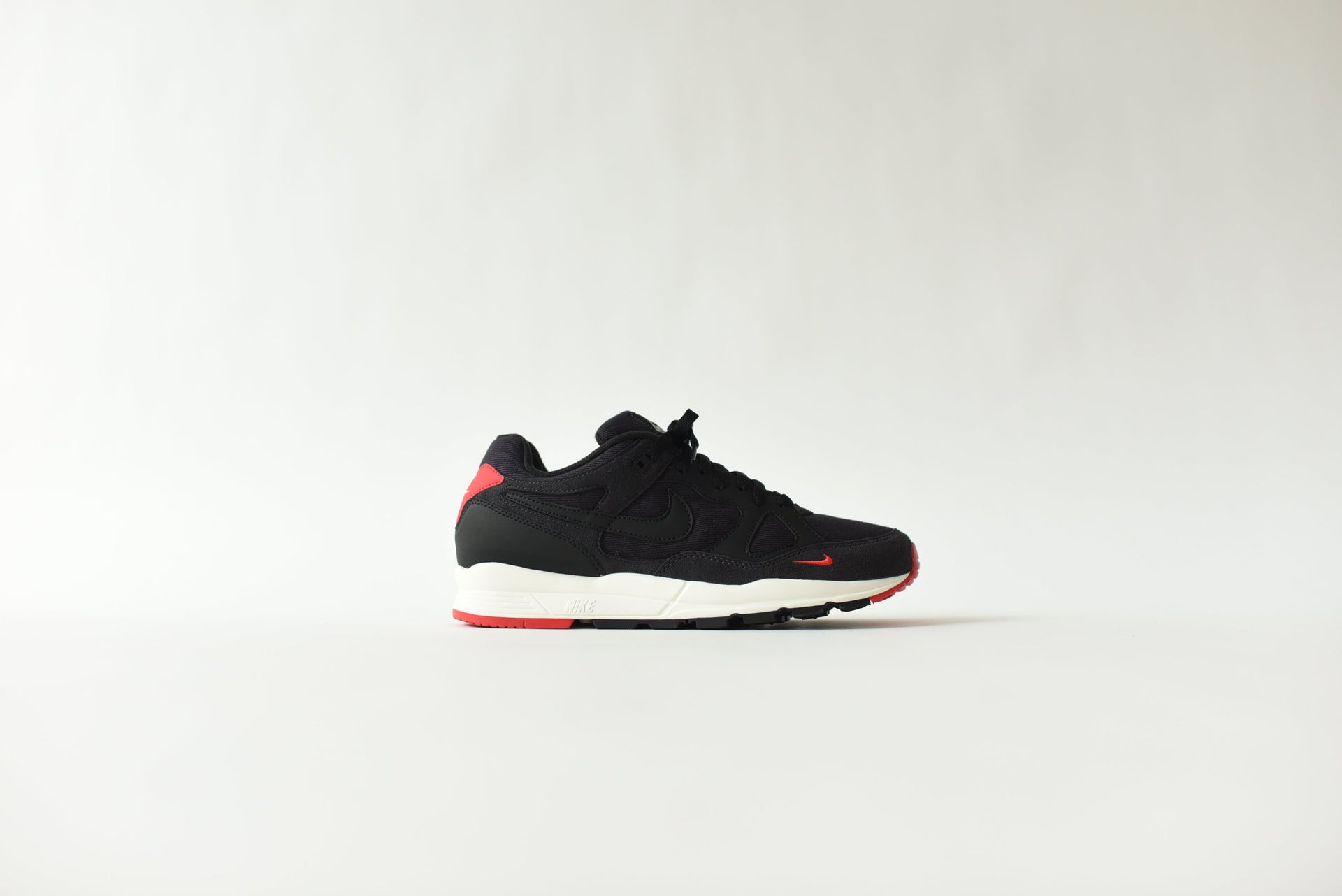 Nike Air Span II SE - Oil Grey / Black University / Red Sail