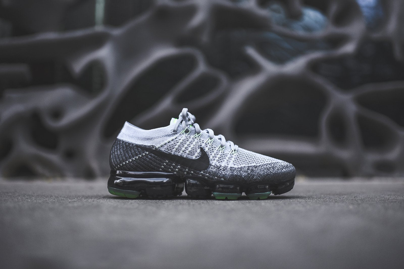 Nike Air VaporMax FK - Platinum / Volt Green / Black