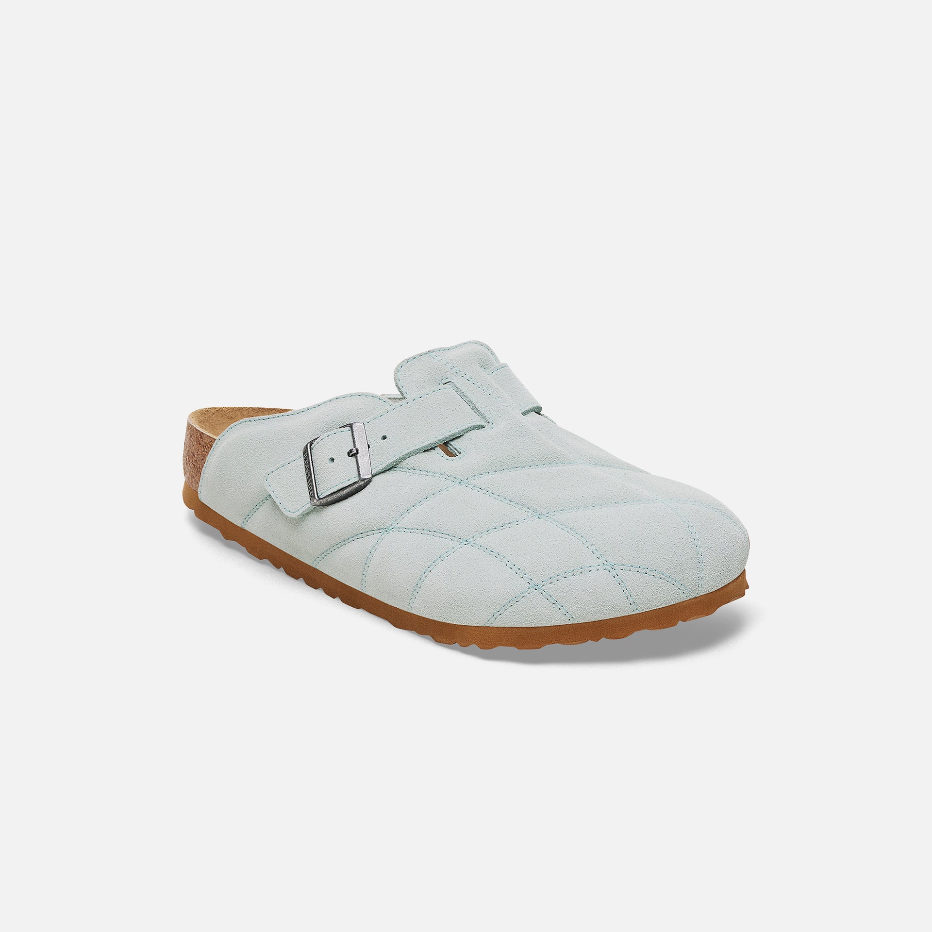 Birkenstock Boston Quilted Leve - Aqua