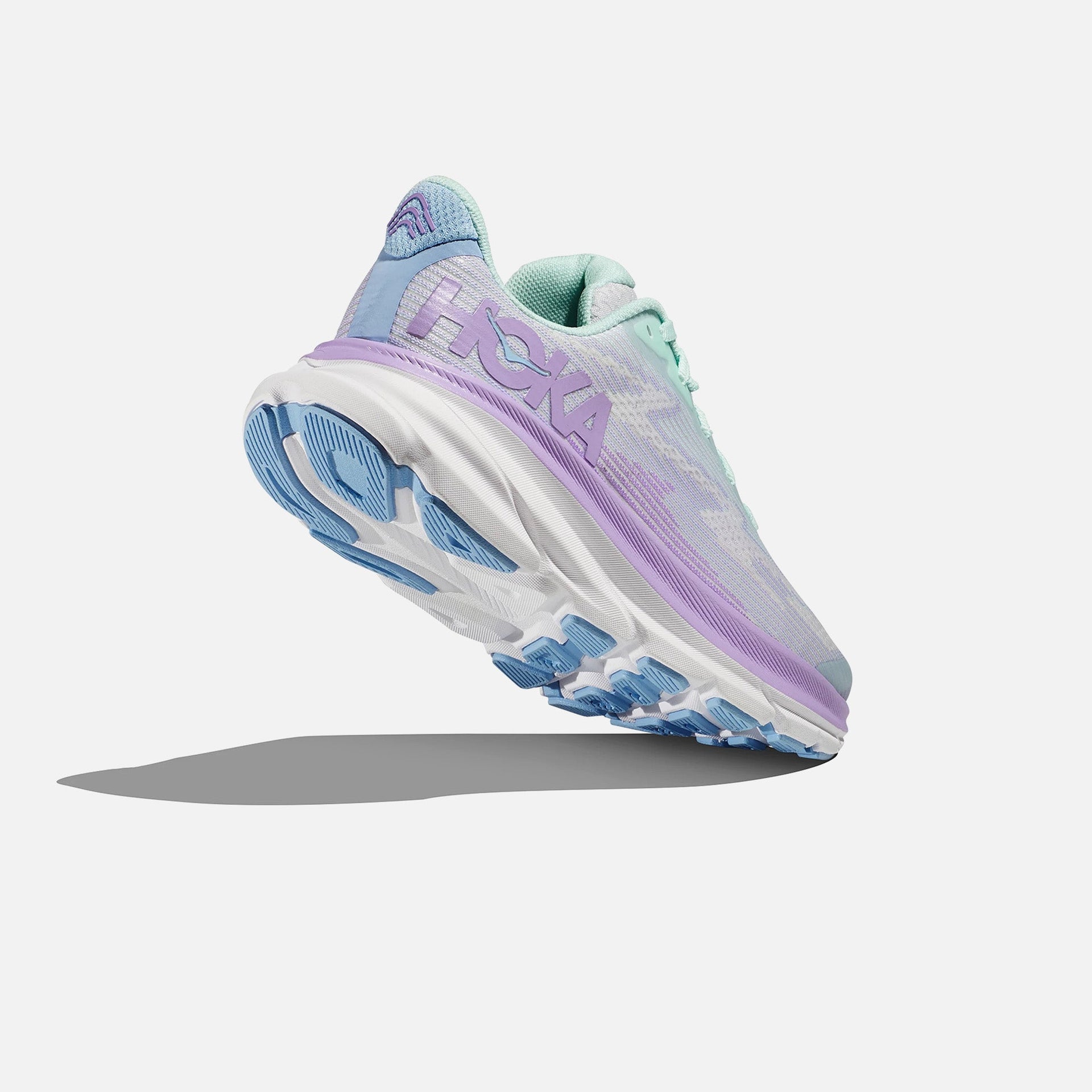 HOKA Clifton 9 Youth - Sunlit Ocean / Lilac Mist