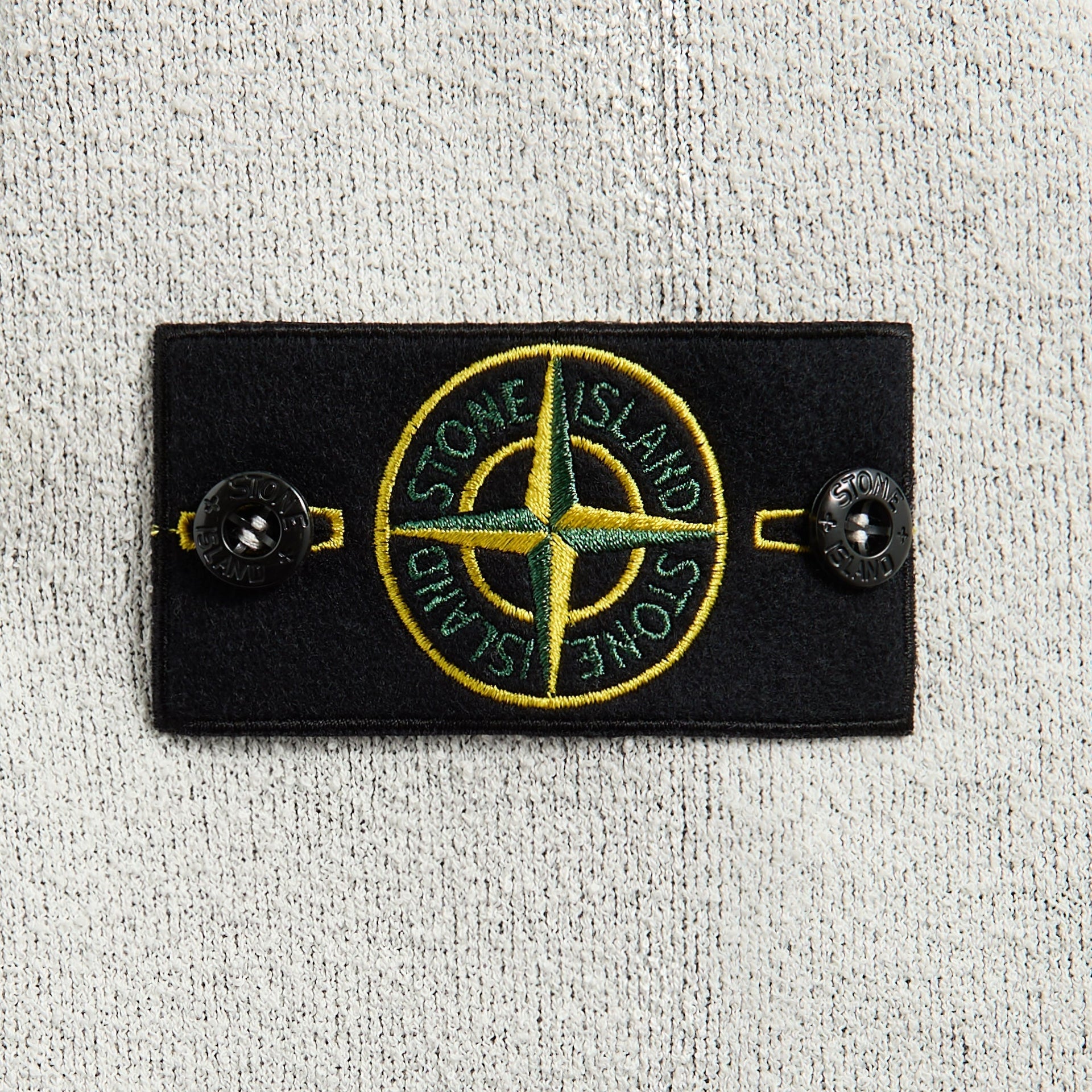 Stone Island Double Face Bi-Color Cotton Nylon Crewneck - Ivory