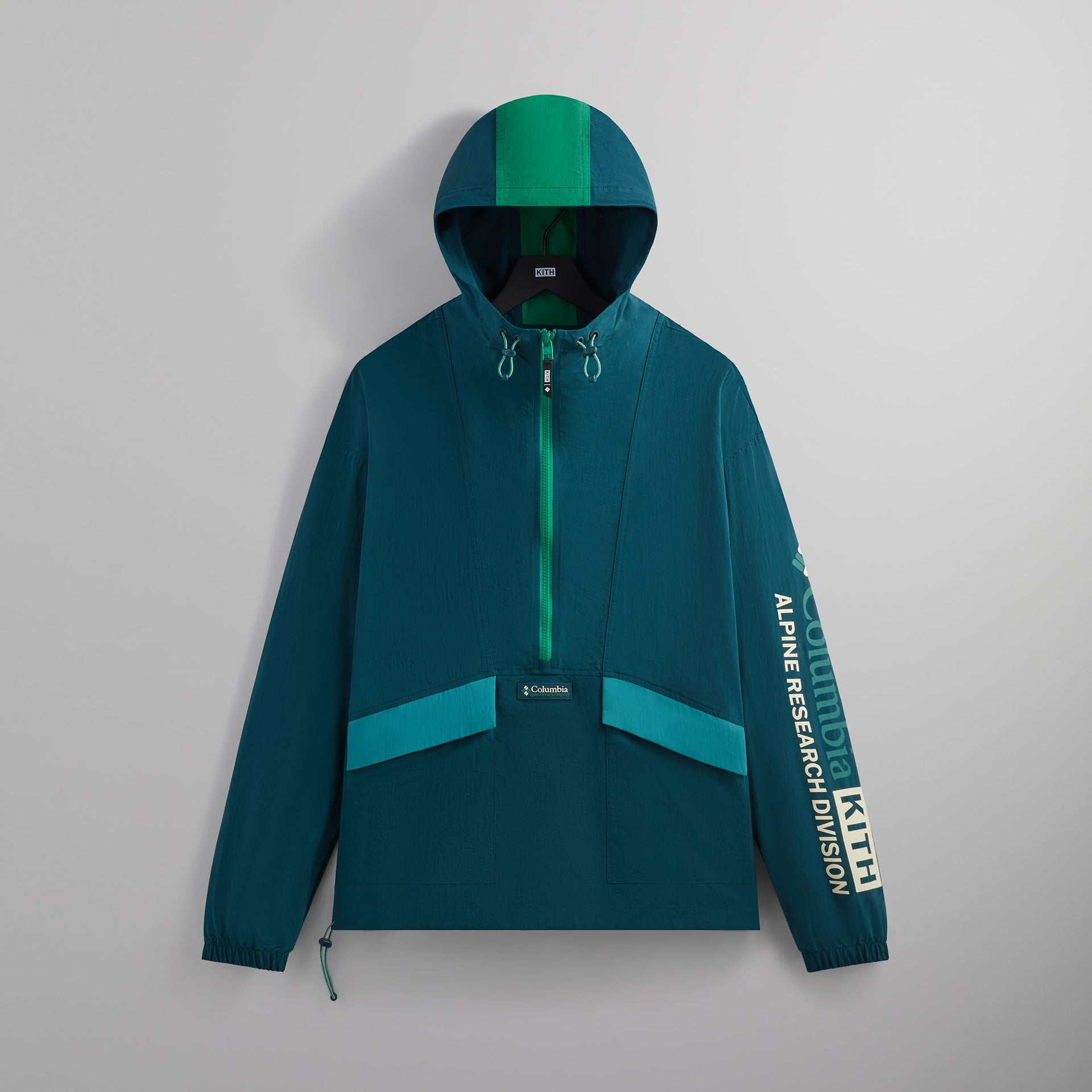 Kith for Columbia Wind Anorak - Midnight Teal