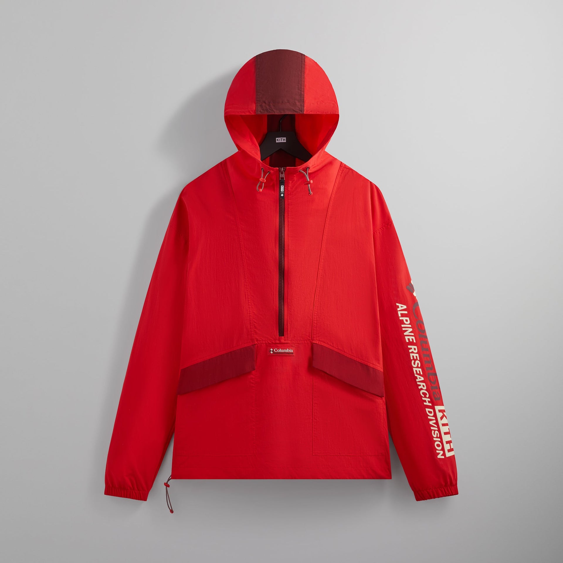 Kith for Columbia Wind Anorak -  Red Velvet