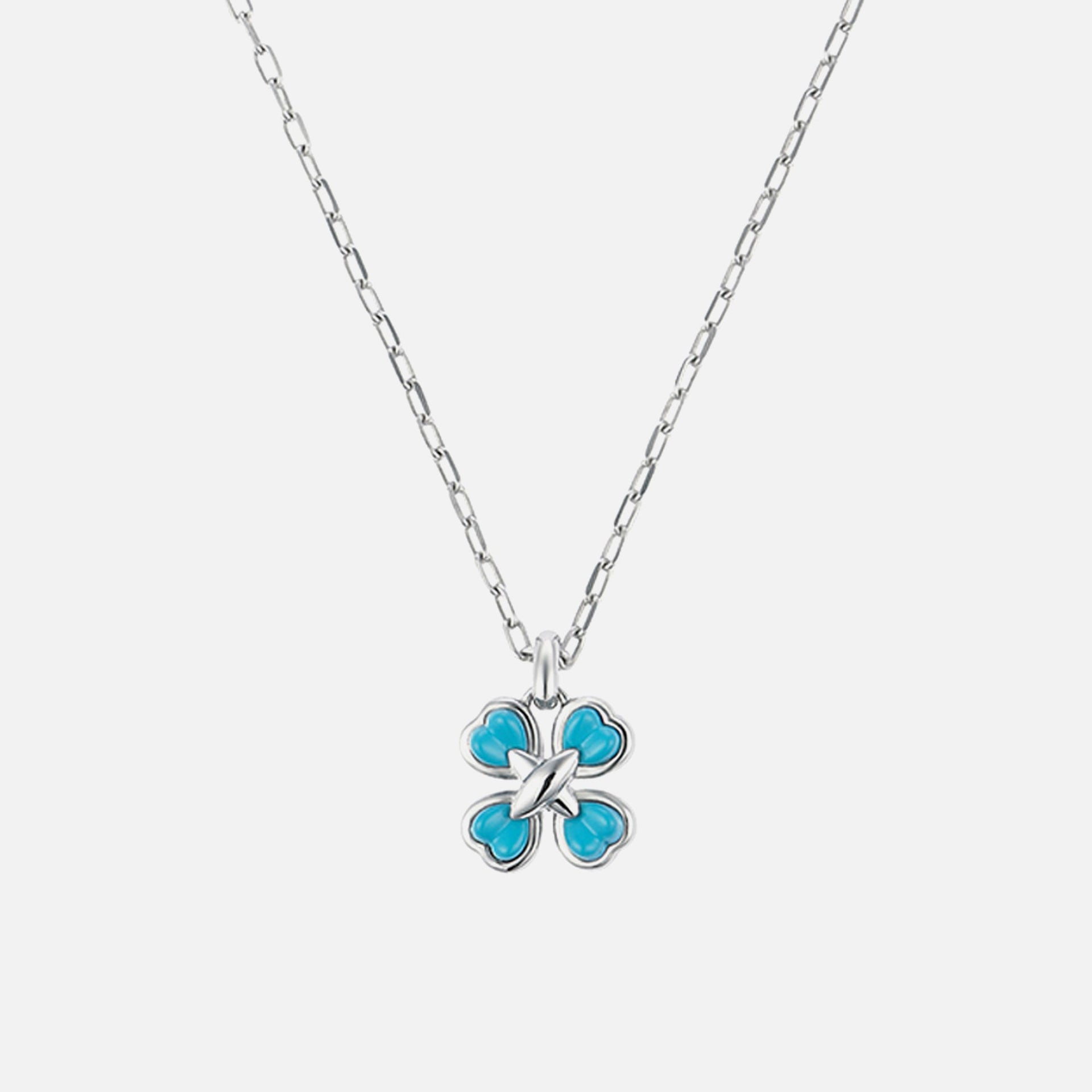 SSIL Clover Necklace - Blue