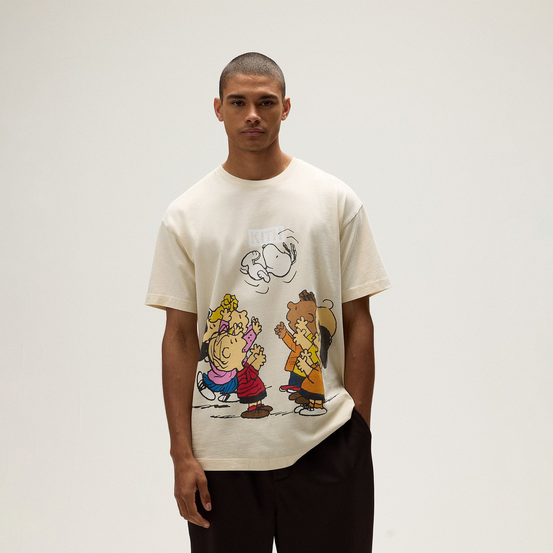 Kith for Peanuts Celebration Vintage Tee - Sandrift