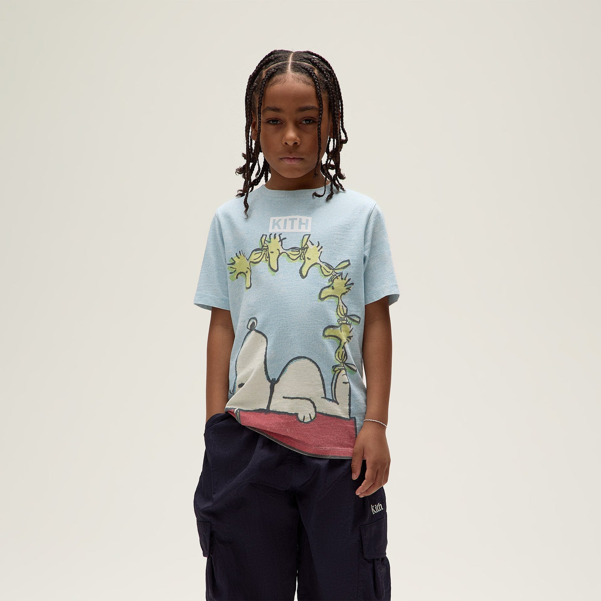 Kith Kids for Peanuts Woodstock Doghouse Vintage Tee - Glisten