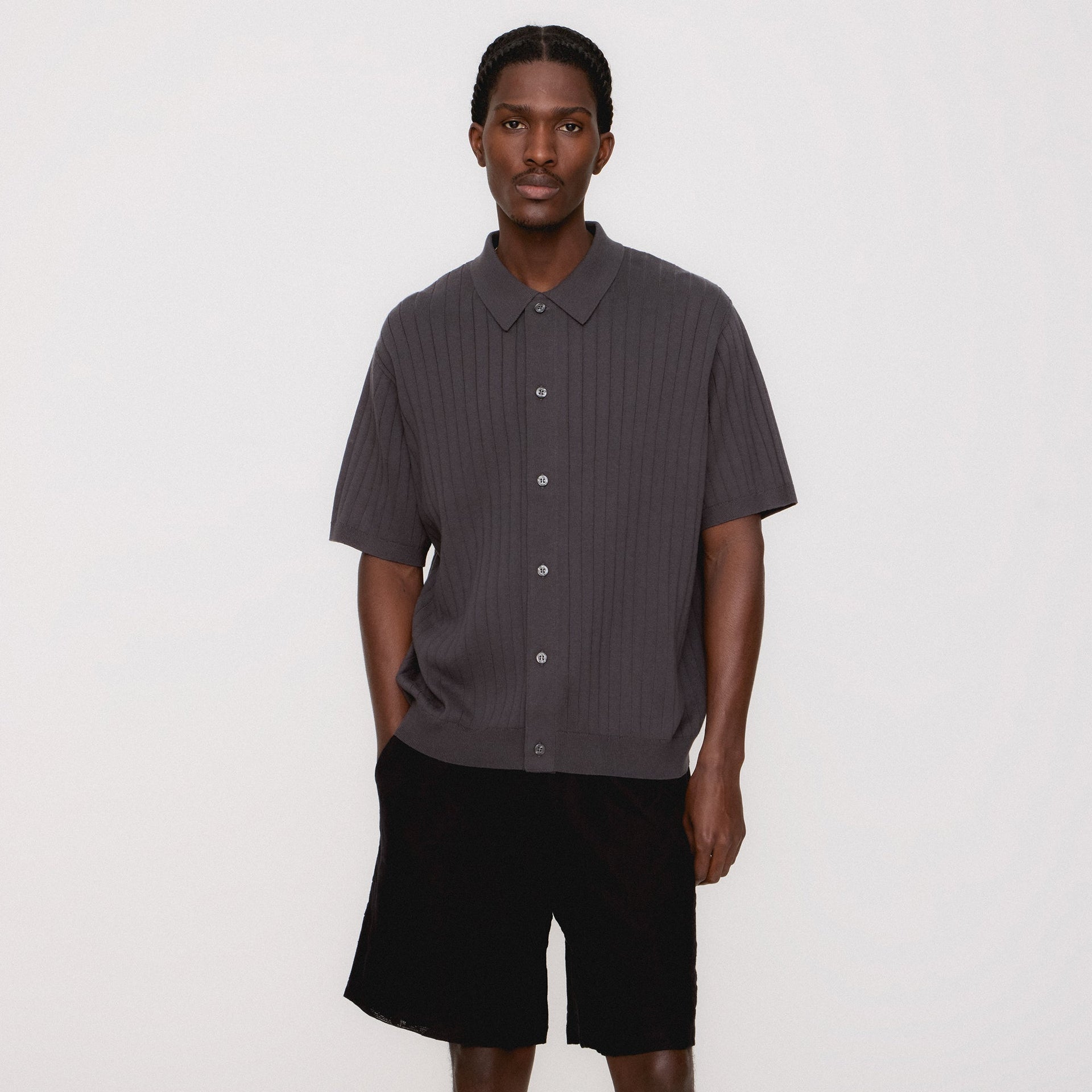 Kith Rhys Knit Stripe Buttondown - Shift