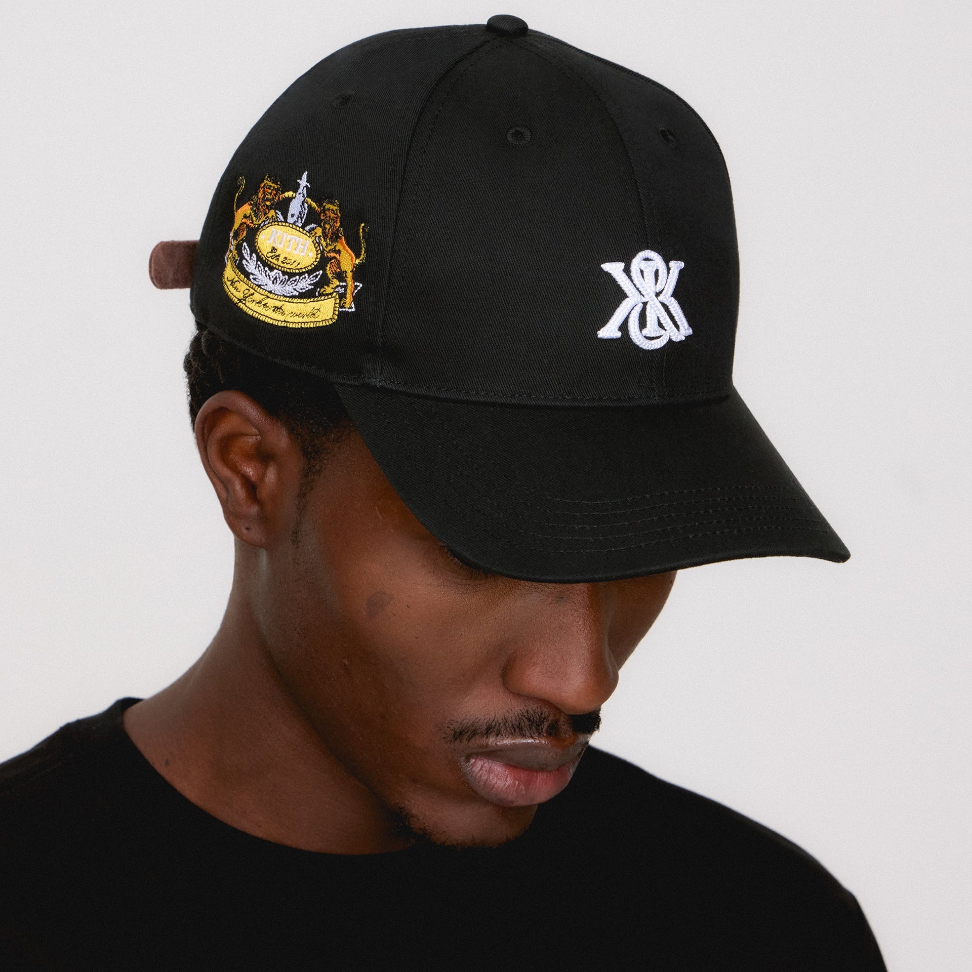 Kith Greenwich Two-Button Twill Classic Cap - Black