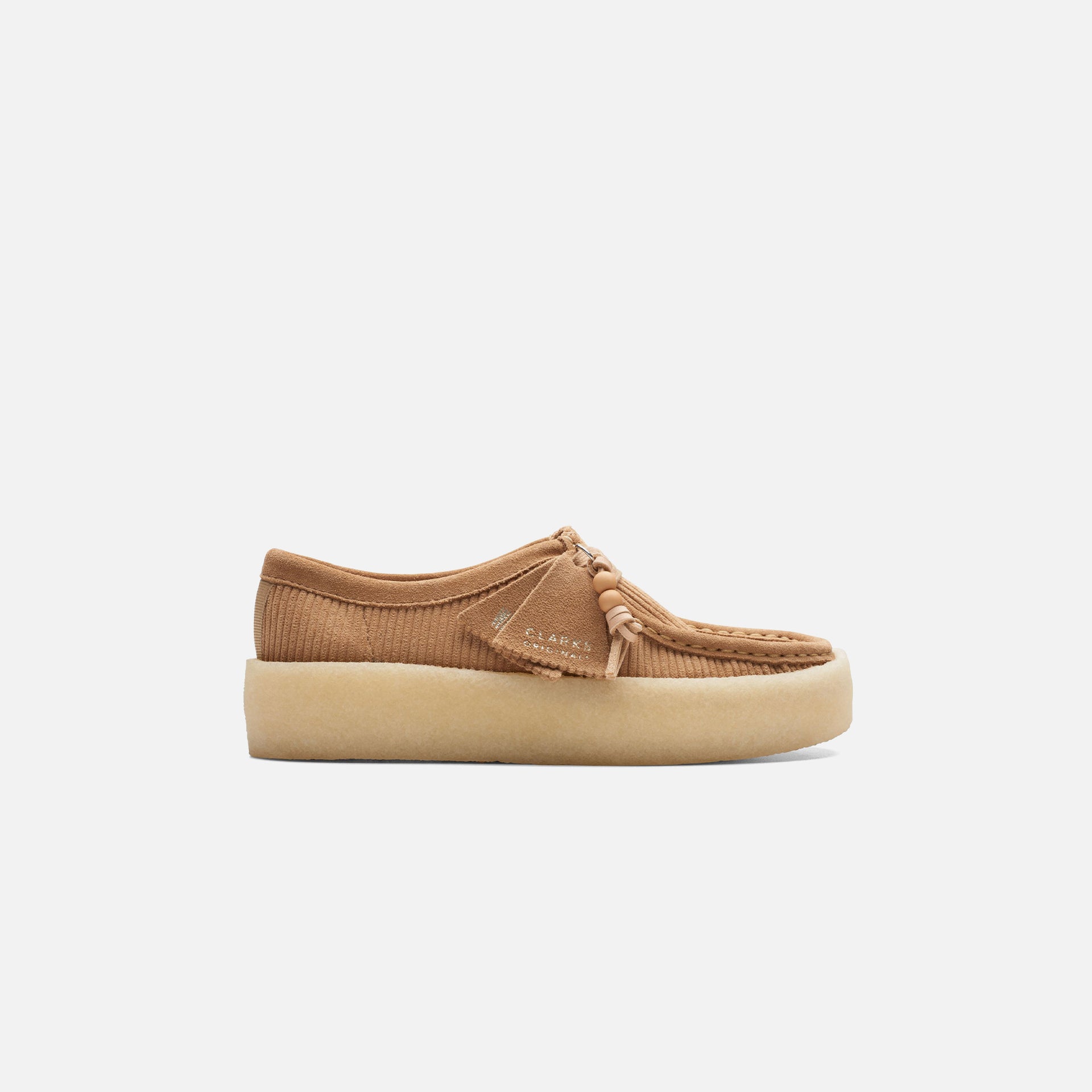 Clarks WMNS Wallabee Cup - Tan Corduroy