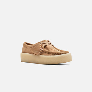 Clarks WMNS Wallabee Cup - Tan Corduroy