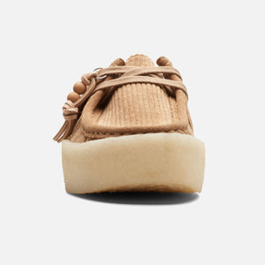 Clarks WMNS Wallabee Cup - Tan Corduroy