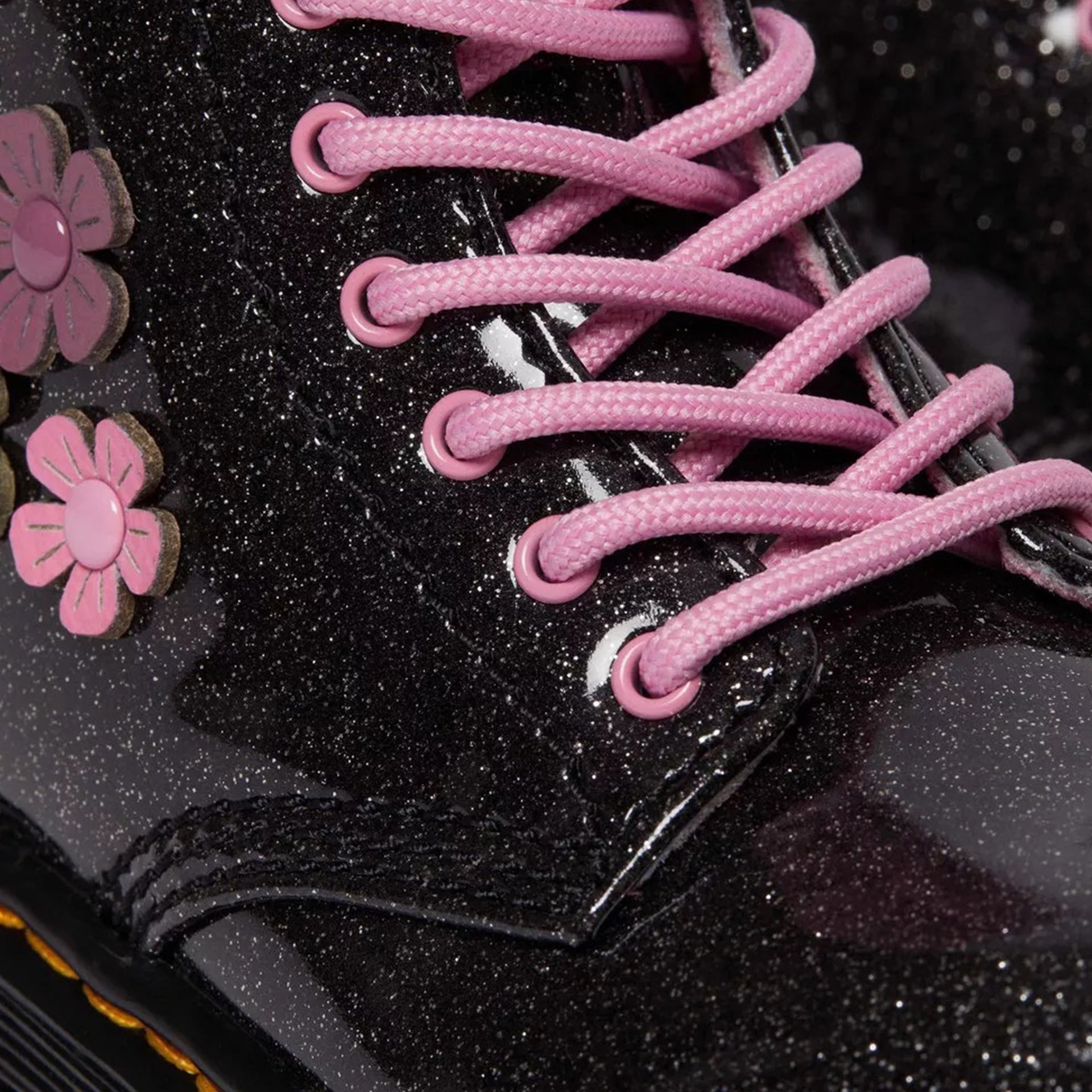 Dr. Martens TD 1460 - Black Coated Glitter