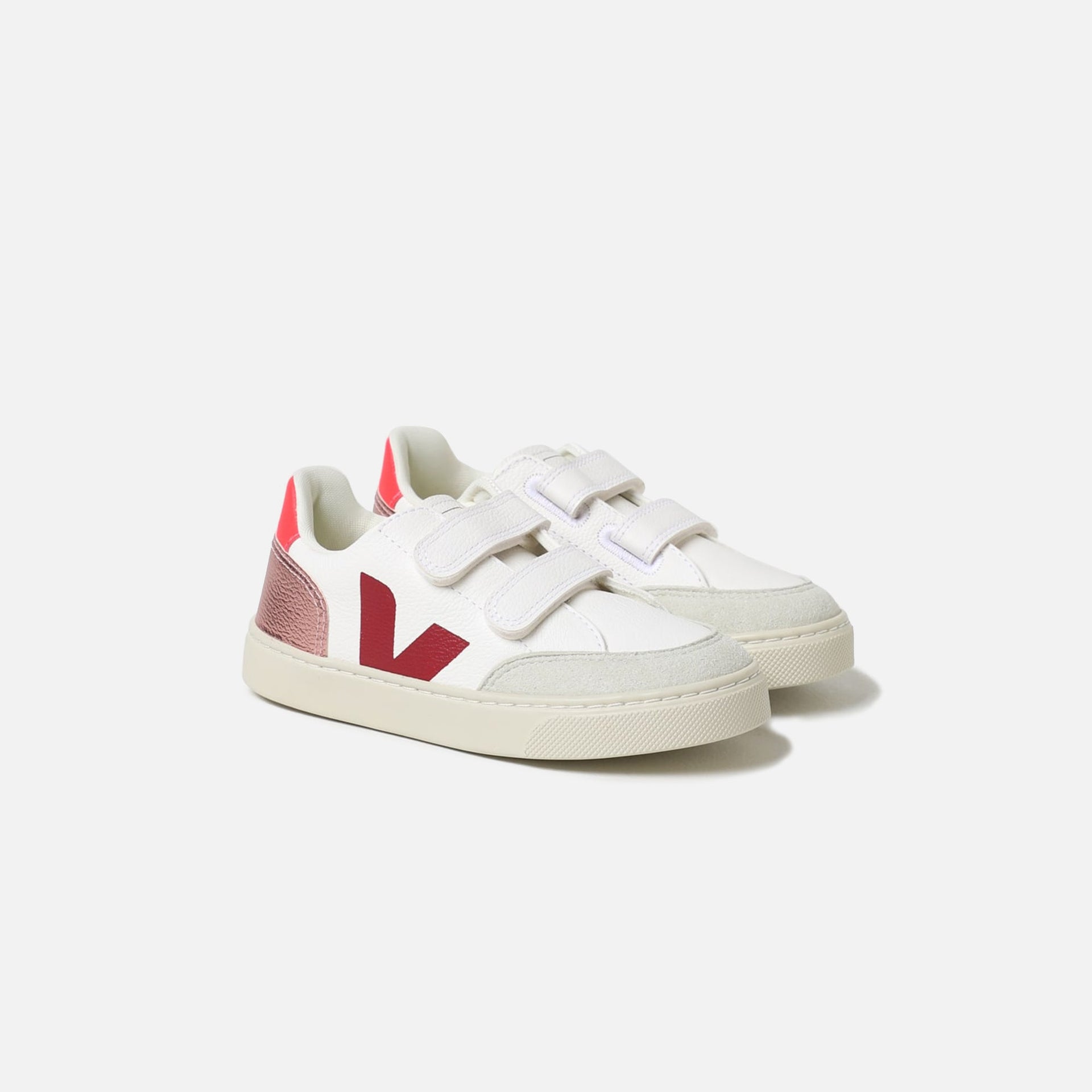 Veja Kids V-12 - Extra White / Multico Nacre