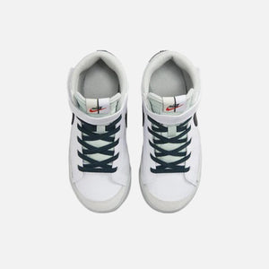 Nike Pre-School Blazer Mid `77 Se - White / Black / Deep Jungle / Light Silver