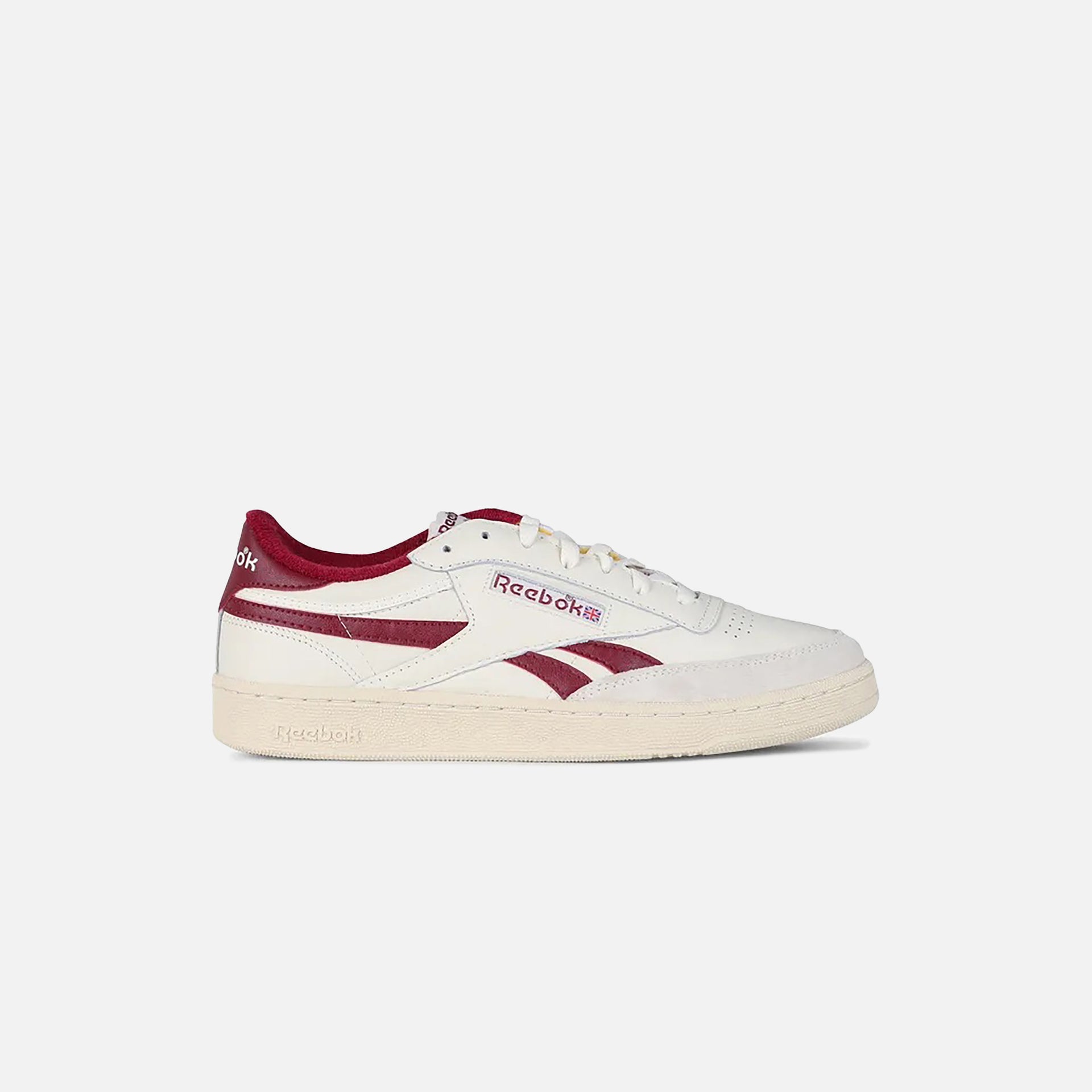 Reebok Club C 85 - White / Alabaster / Classic Maroon