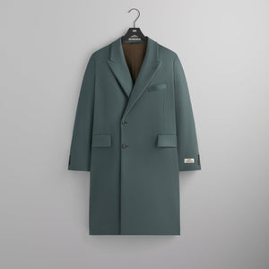 Kith 101 for Auralee Melton Chesterfield Coat - Balsam Green