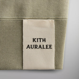 Kith 101 for Auralee Smooth Soft Hoodie - Seagrass