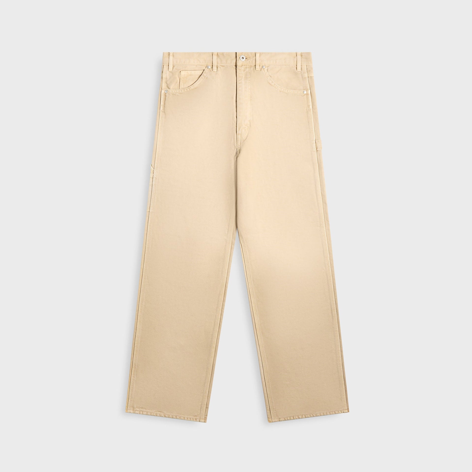 Auralee Organic Cotton Duck Pants - Light Beige