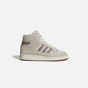 adidas Original Centennial High 85 - Crystal White / Purple / Burgundy