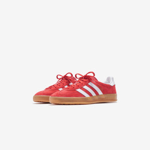 adidas Gazelle Indoor - Scarlet / Cloud White