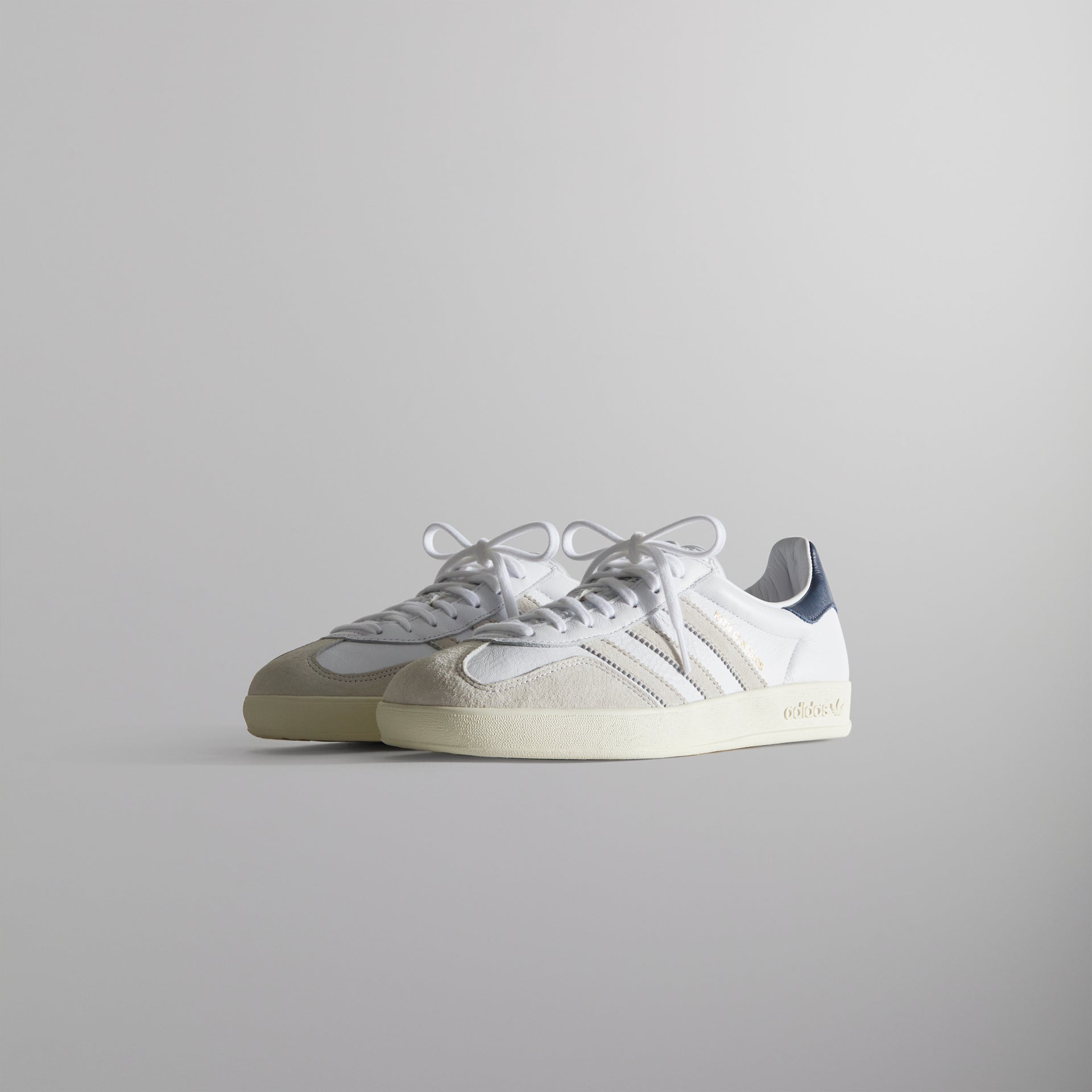 Kith Classics for adidas Originals Gazelle Indoor - White / Collegiate Navy / Off-White