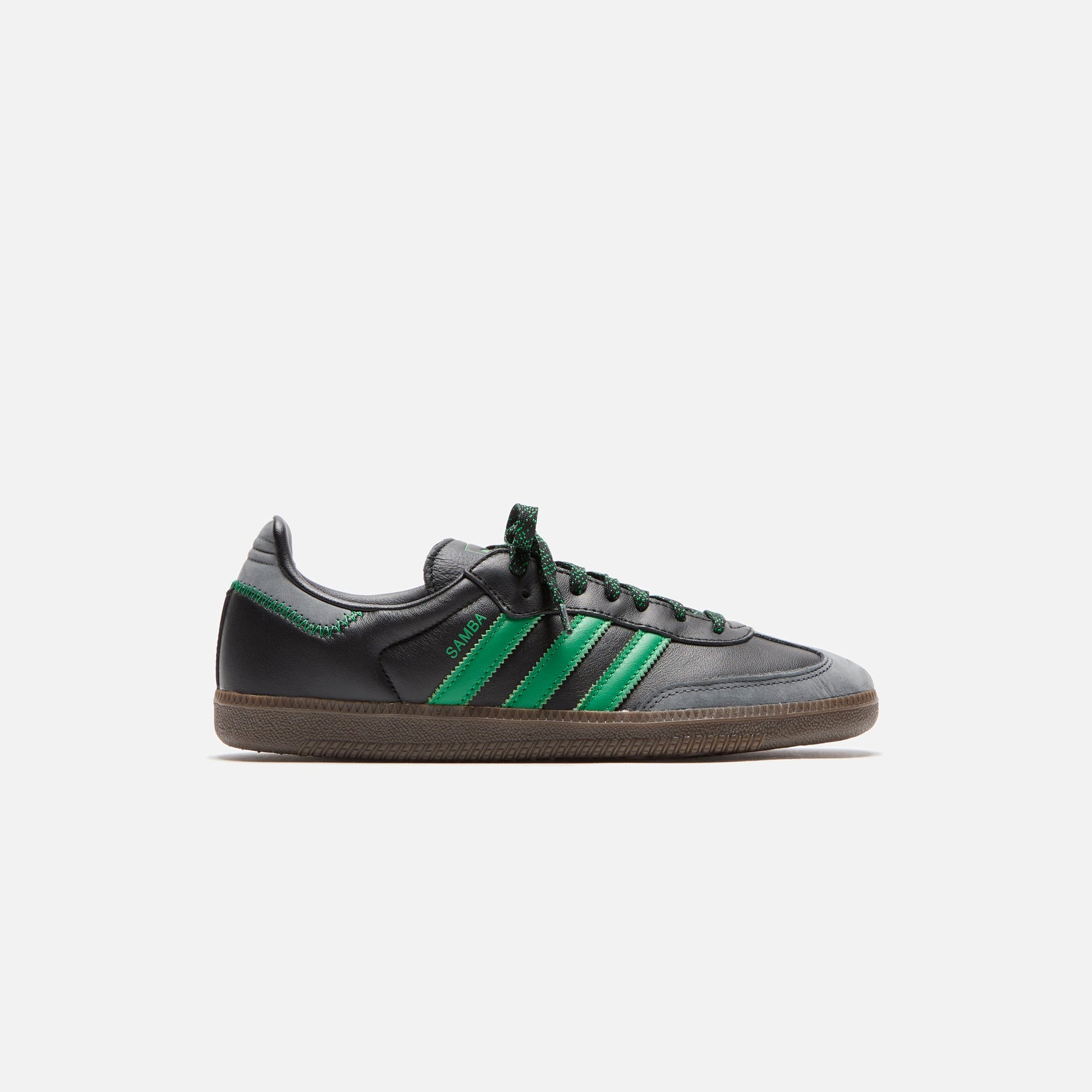 adidas WMNS Samba OG - Core Black / Green / Grey Six