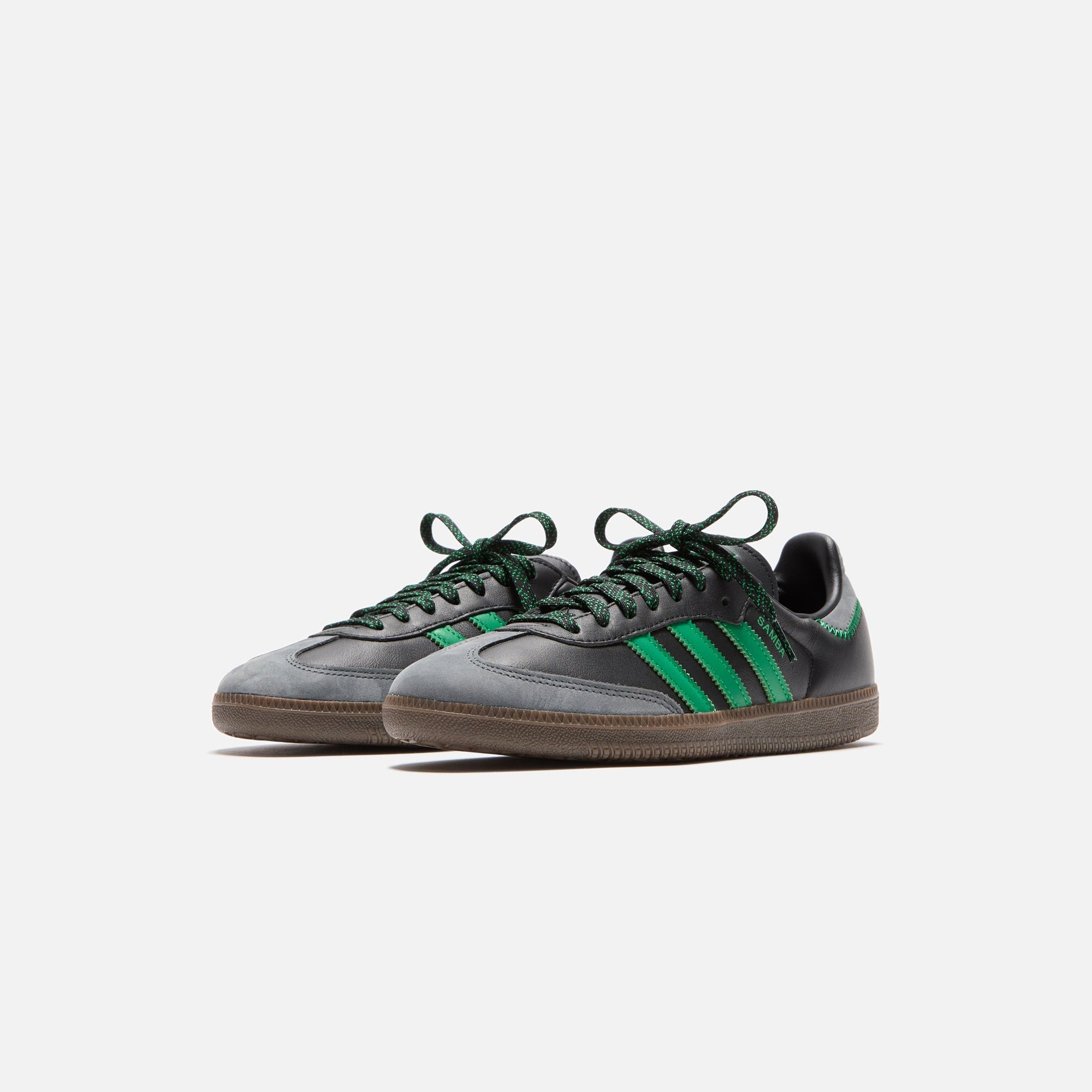 adidas WMNS Samba OG - Core Black / Green / Grey Six