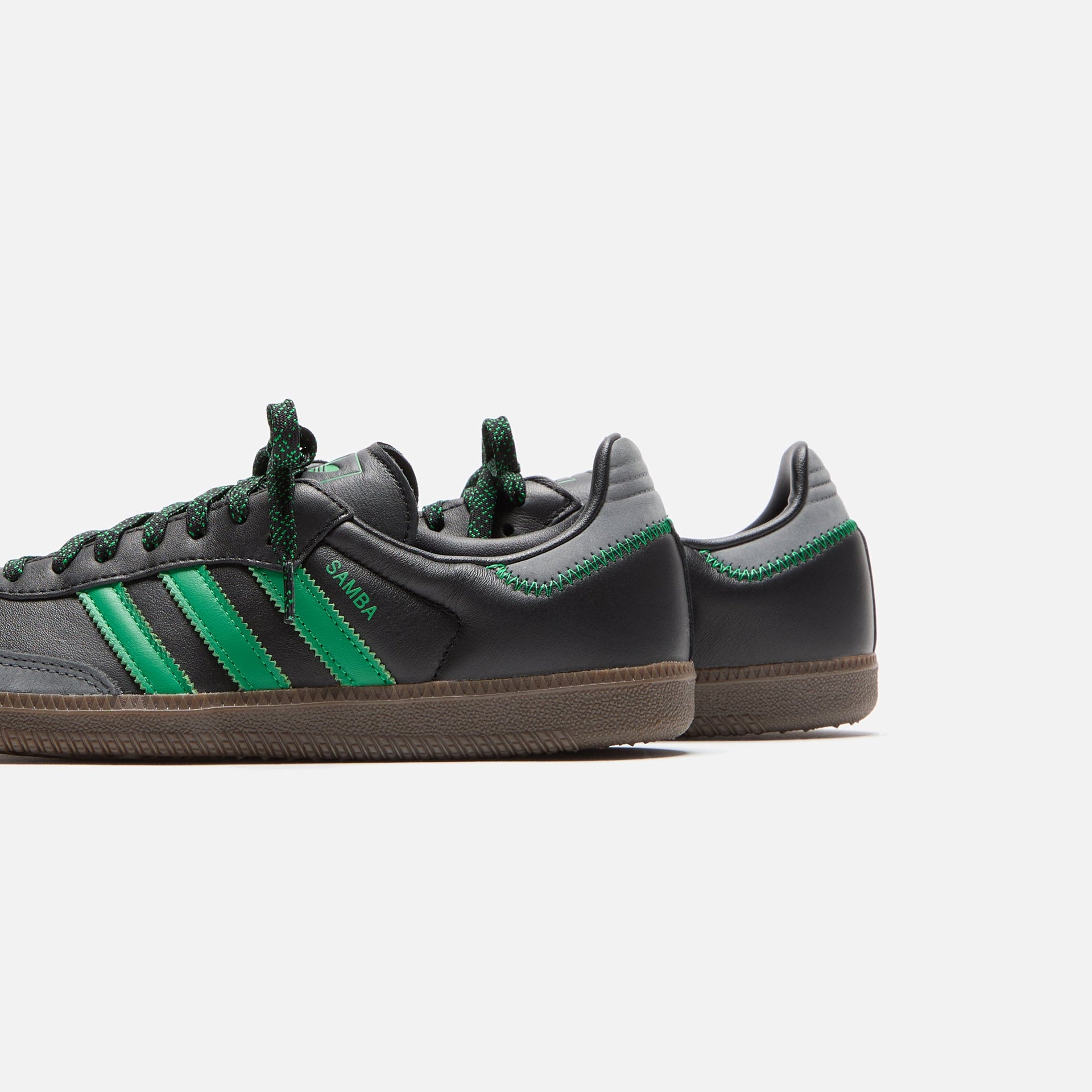 adidas WMNS Samba OG - Core Black / Green / Grey Six