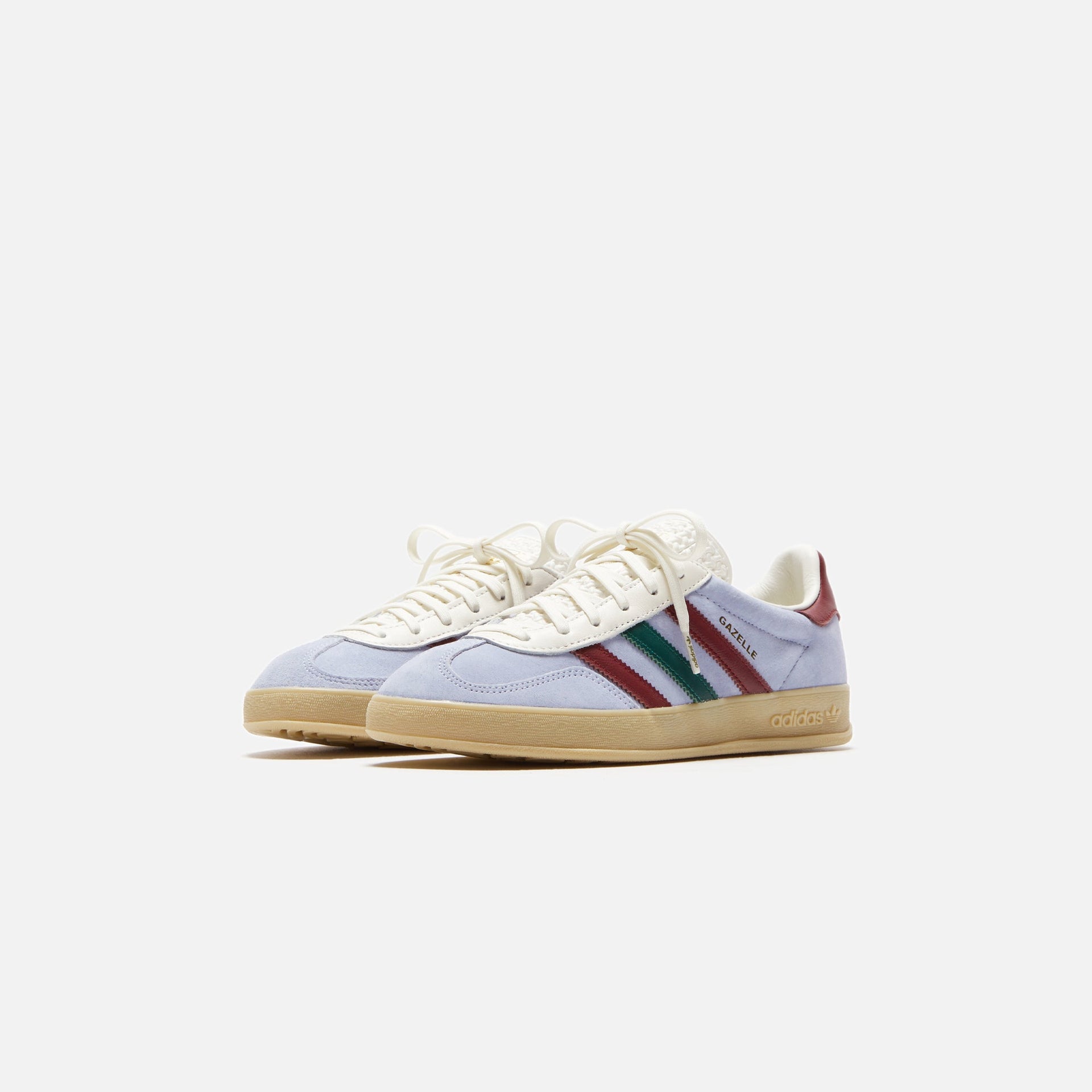 adidas Gazelle Indoor - Blue Dawn / Collegiate Burgundy / Collegiate Green