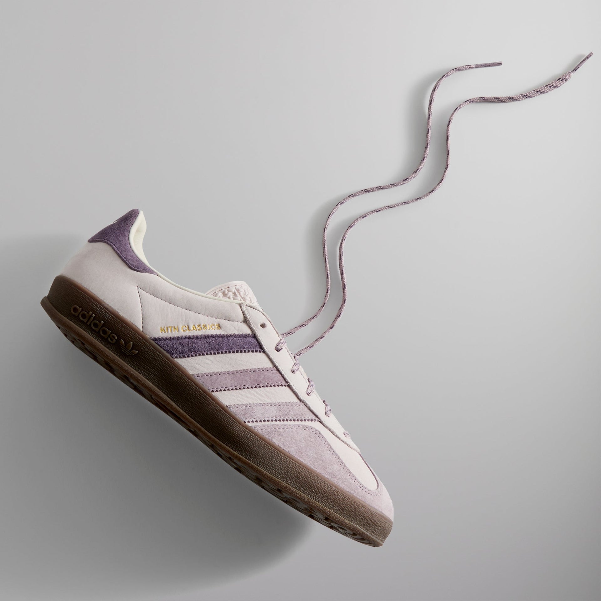 Kith Classics for adidas Originals Gazelle Indoor - Ash Purple / Ice Purple / Gum