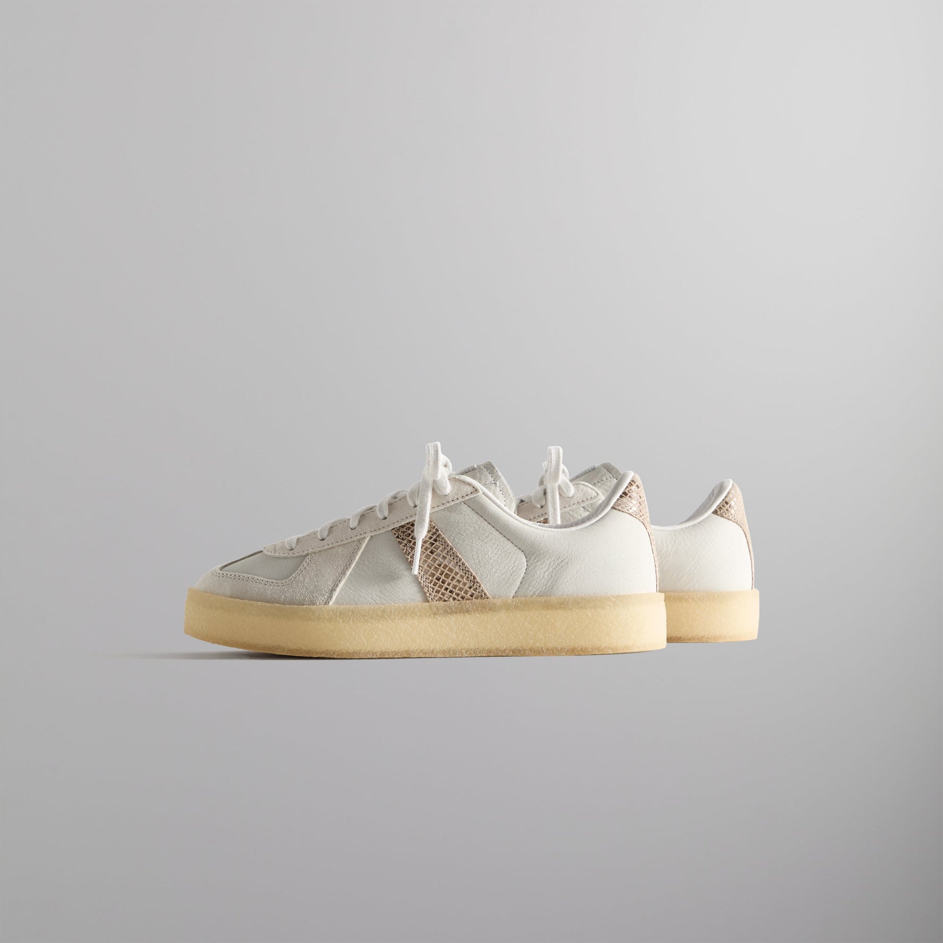 The 8th St BW Army by Ronnie Fieg for adidas Originals & Clarks Originals - Crystal White / Brown