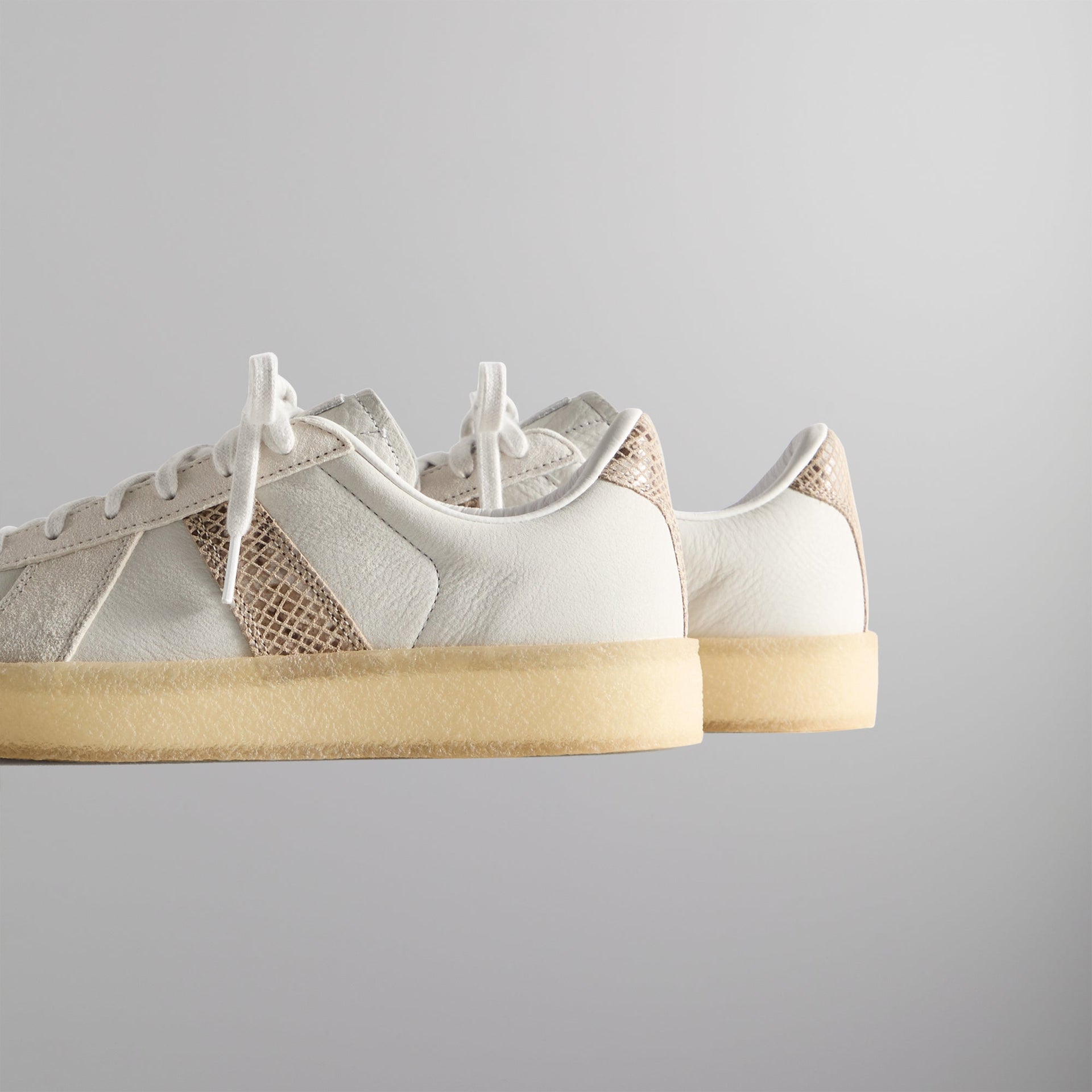 The 8th St BW Army by Ronnie Fieg for adidas Originals & Clarks Originals - Crystal White / Brown