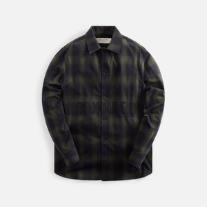 1017 ALYX 9SM Graphic Flannel Shirt - Military Green