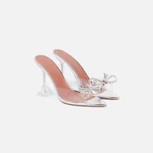 Amina Muaddi Rosie Glass Slipper 95 Plexi Heel PVC Transparent - Clear