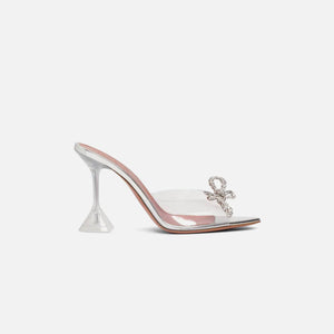 Amina Muaddi Rosie Glass Slipper 95 Plexi Heel PVC Transparent - Clear