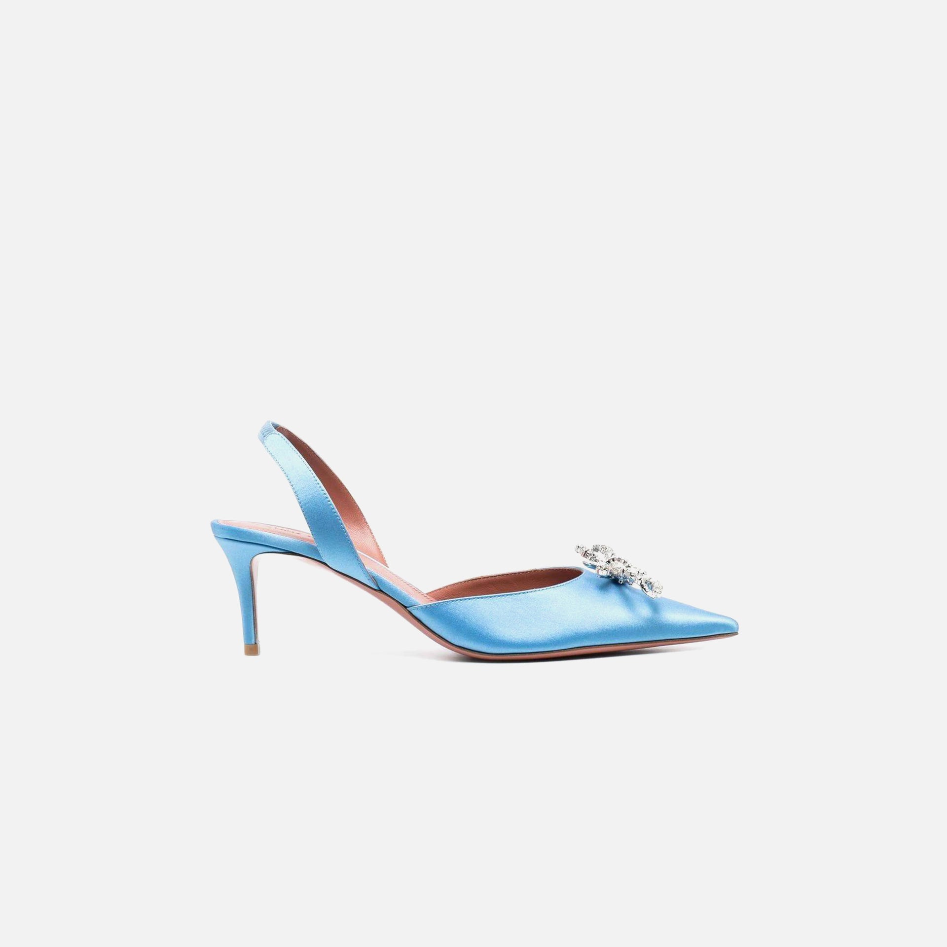 Amina Muaddi Rosie Sling ST 60 Heel - Baby Blue