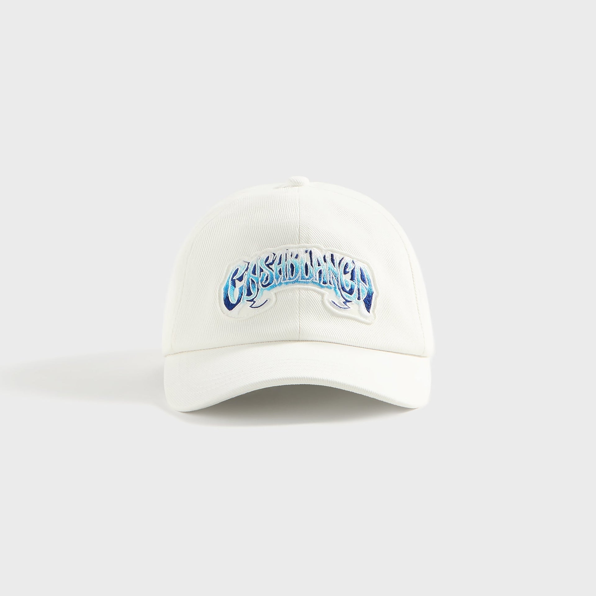 Casablanca Blue Gradient Fade Logo Patch Cap - White