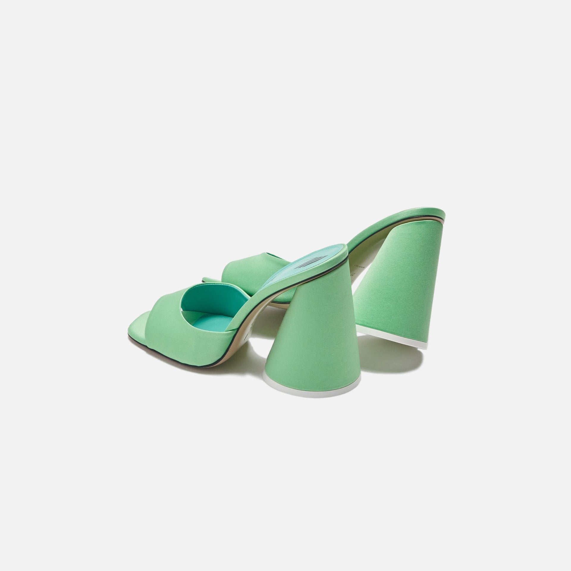 The Attico Luz Mule 105mm - Pale Green