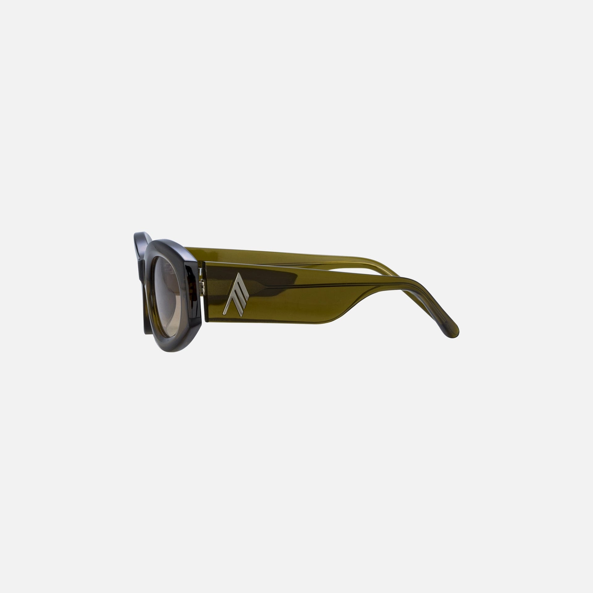 The Attico Berta Frame Sunglasses - Olive