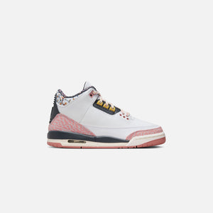 Jordan GS Air Jordan 3 Retro - White / Red Stardust / Sail / Anthracite