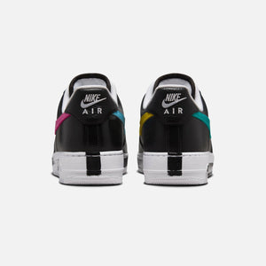 Nike x PEACEMINUSONE Air Force 1 - Black / New Emerald / Pinkfire II / Tour Yellow / Blue Gale