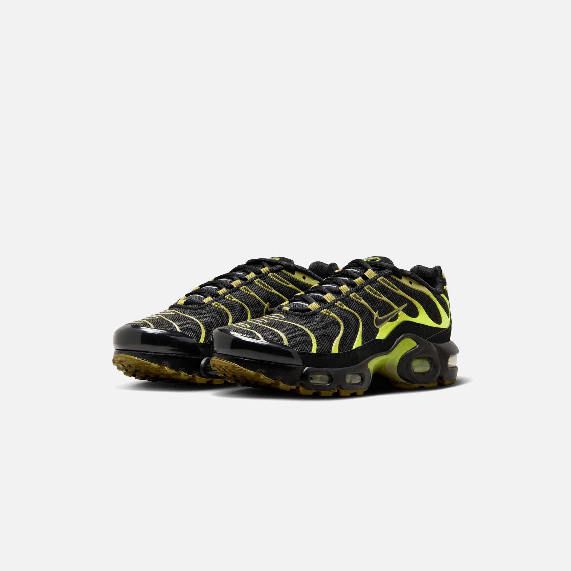 Nike GS Air Max Plus  - Black / Cyber / Pacific Moss