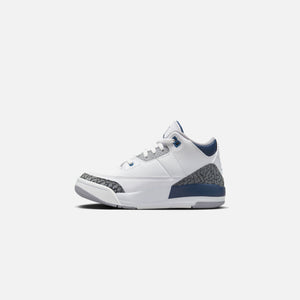 Jordan PS Air Jordan 3 Retro - White / Midnight Navy / Cement Grey / Black